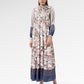 Chainerie Pleated Dress - Azurite