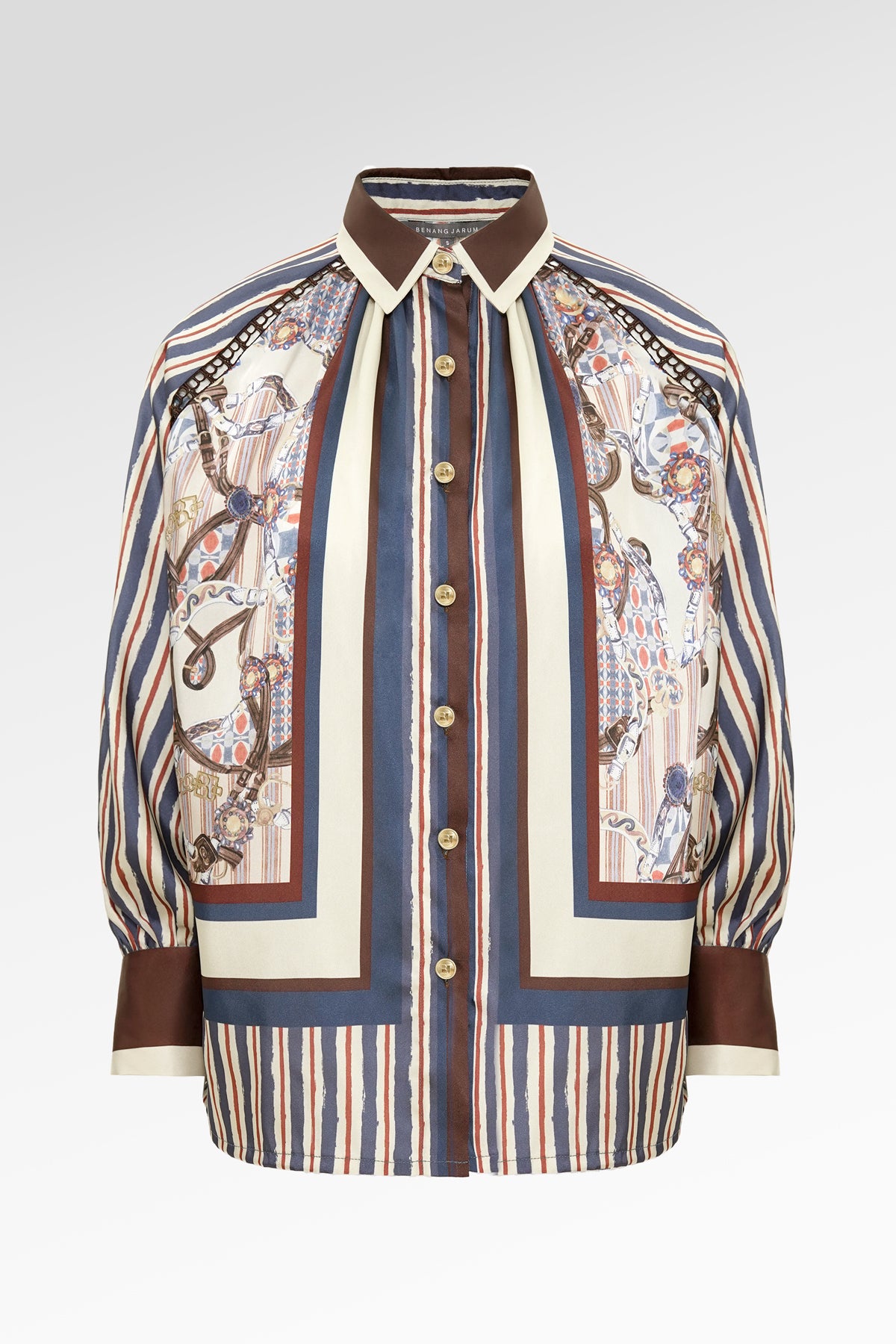 Chainerie Raglan Shirt - Azurite
