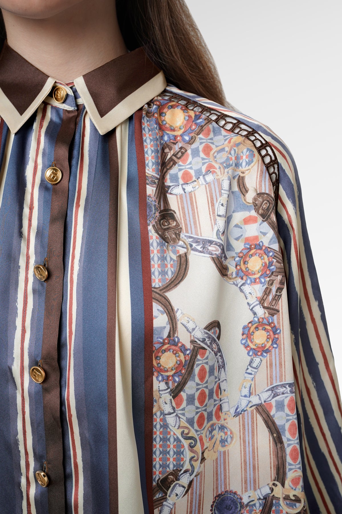 Chainerie Raglan Shirt - Azurite