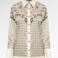 Chainerie Satin Shirt - Zircon