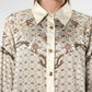 Chainerie Satin Shirt - Zircon