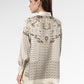 Chainerie Satin Shirt - Zircon