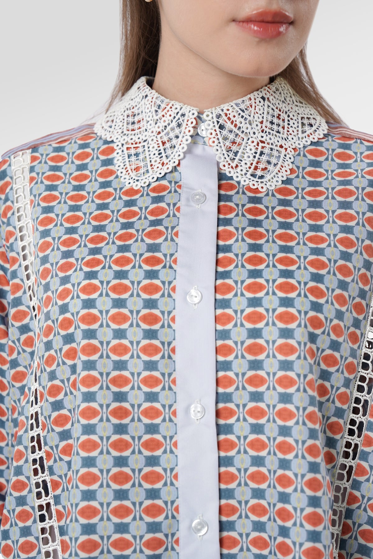 Chainerie Yoke Shirt - Azurite