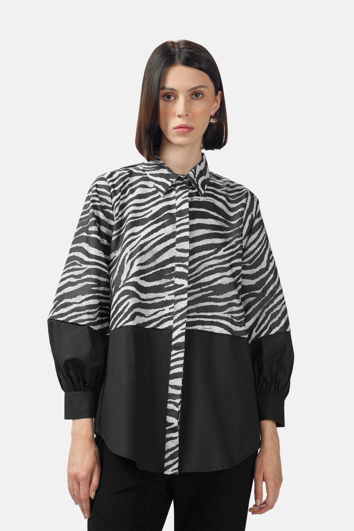 Call Of The Wild Cotton Shirt - Stone