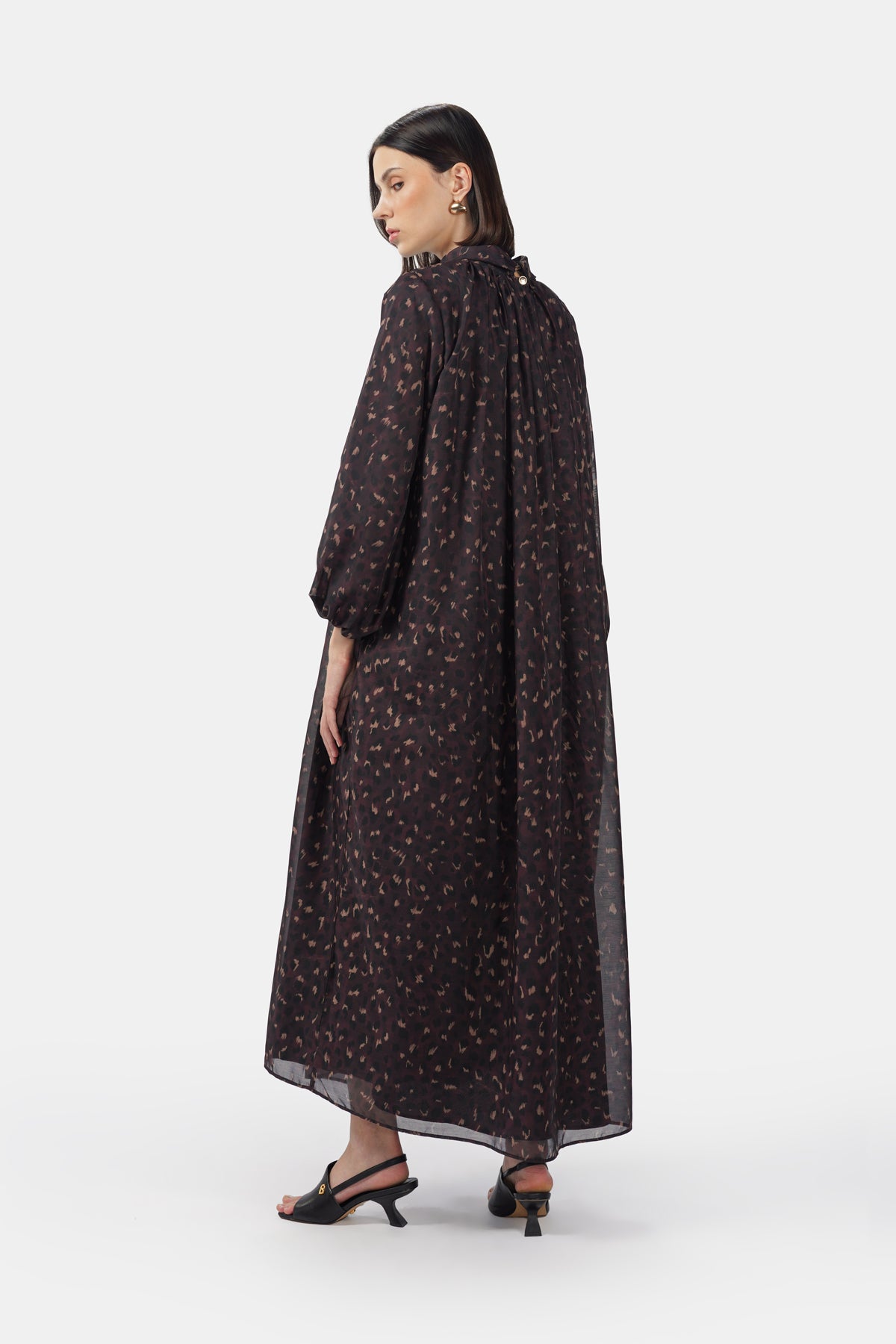 Call Of The Wild Maxi Dress - Panther