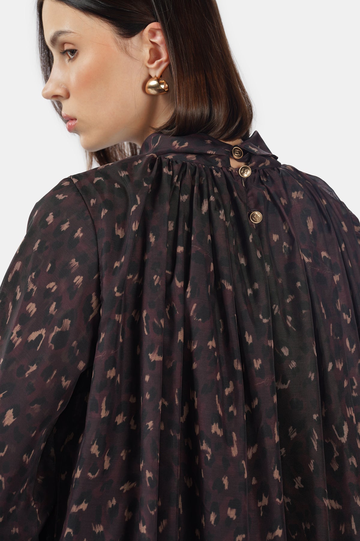 Call Of The Wild Maxi Dress - Panther