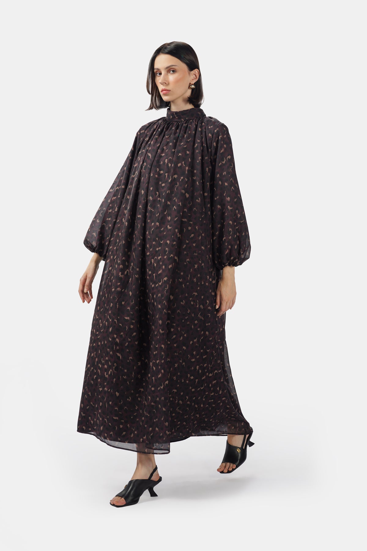 Call Of The Wild Maxi Dress - Panther