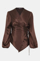 Camille Drapery Outer - Deep Mahogany