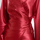 Camille Drapery Outer - Maroon