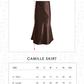 Camille Skirt - Deep Mahogany