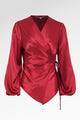 Camille Drapery Outer - Maroon
