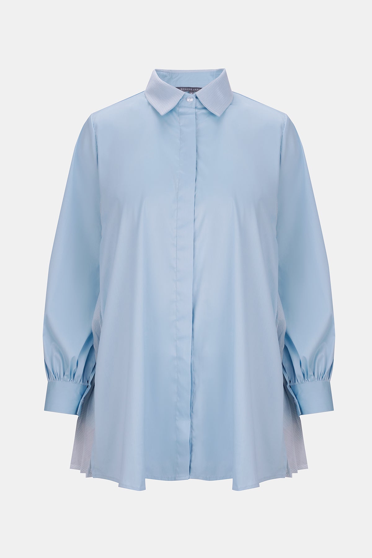 Candice Pleats Shirt - Blue