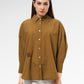 Carys Oversize Shirt - Brown