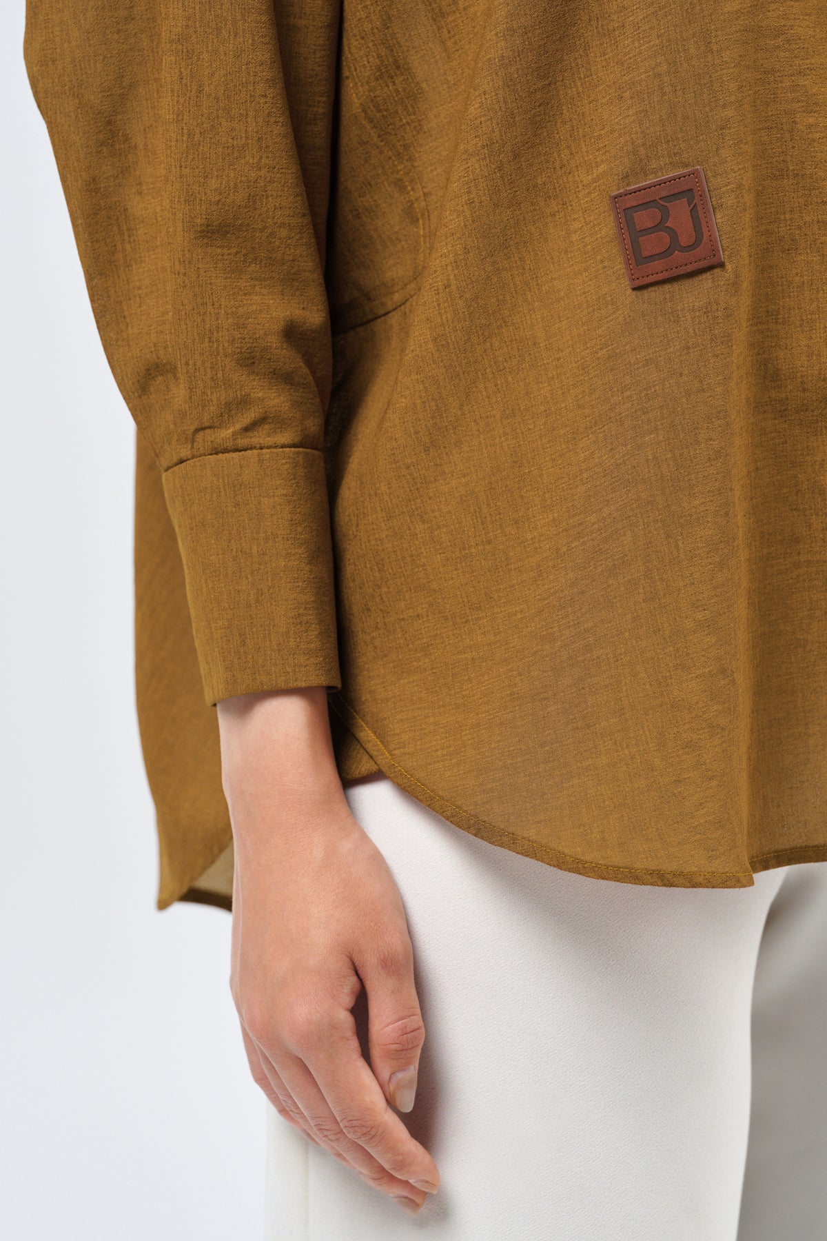 Carys Oversize Shirt - Brown