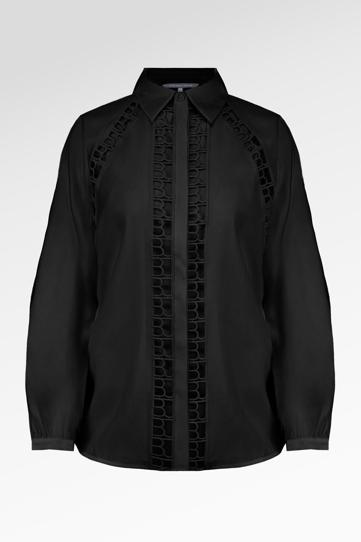 Catherine Lace Shirt - Black