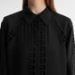 Catherine Lace Shirt - Black
