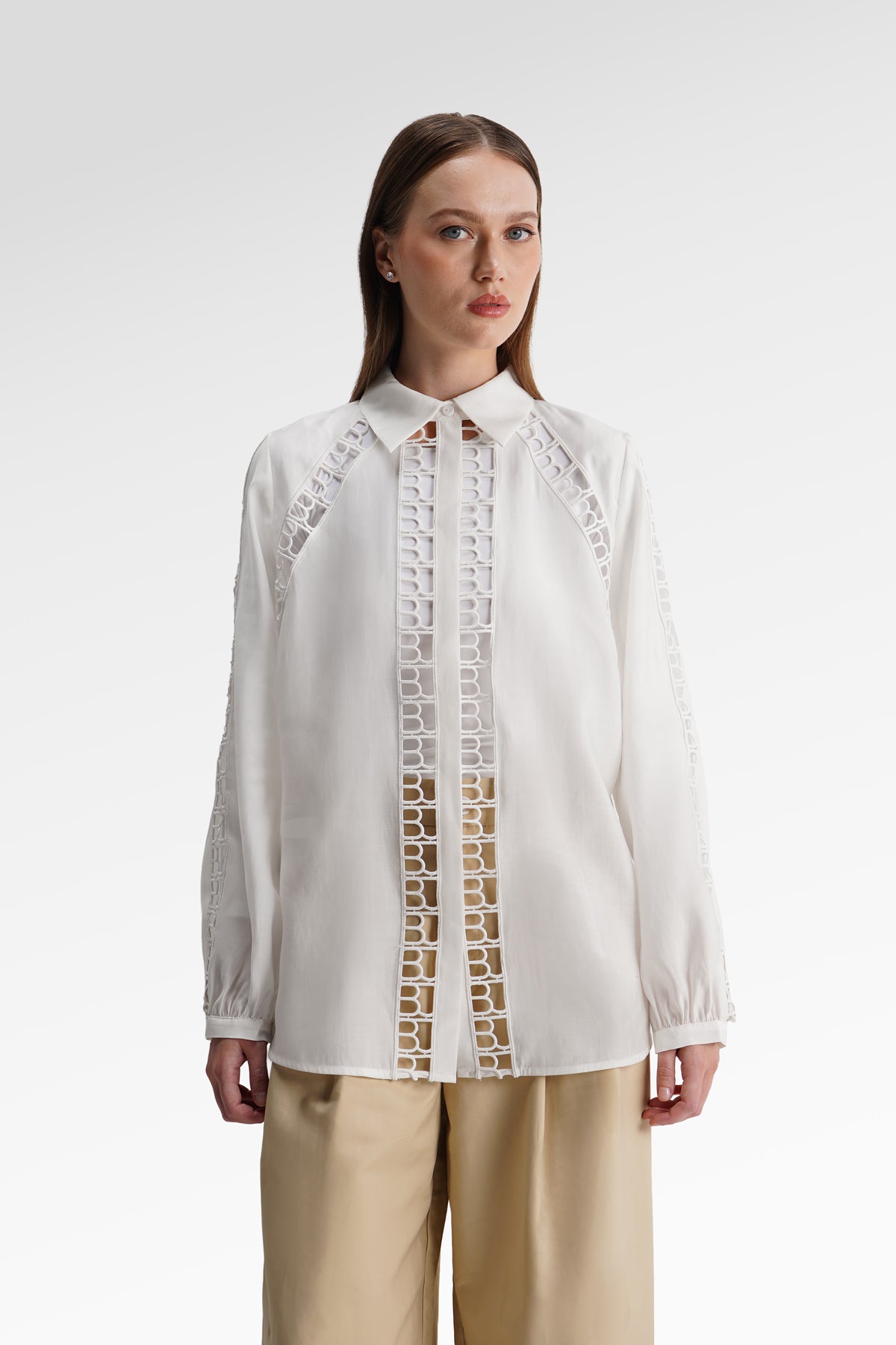 yo BIOTOP sheer lace cord pullover ё BIOTOP Summer Collection