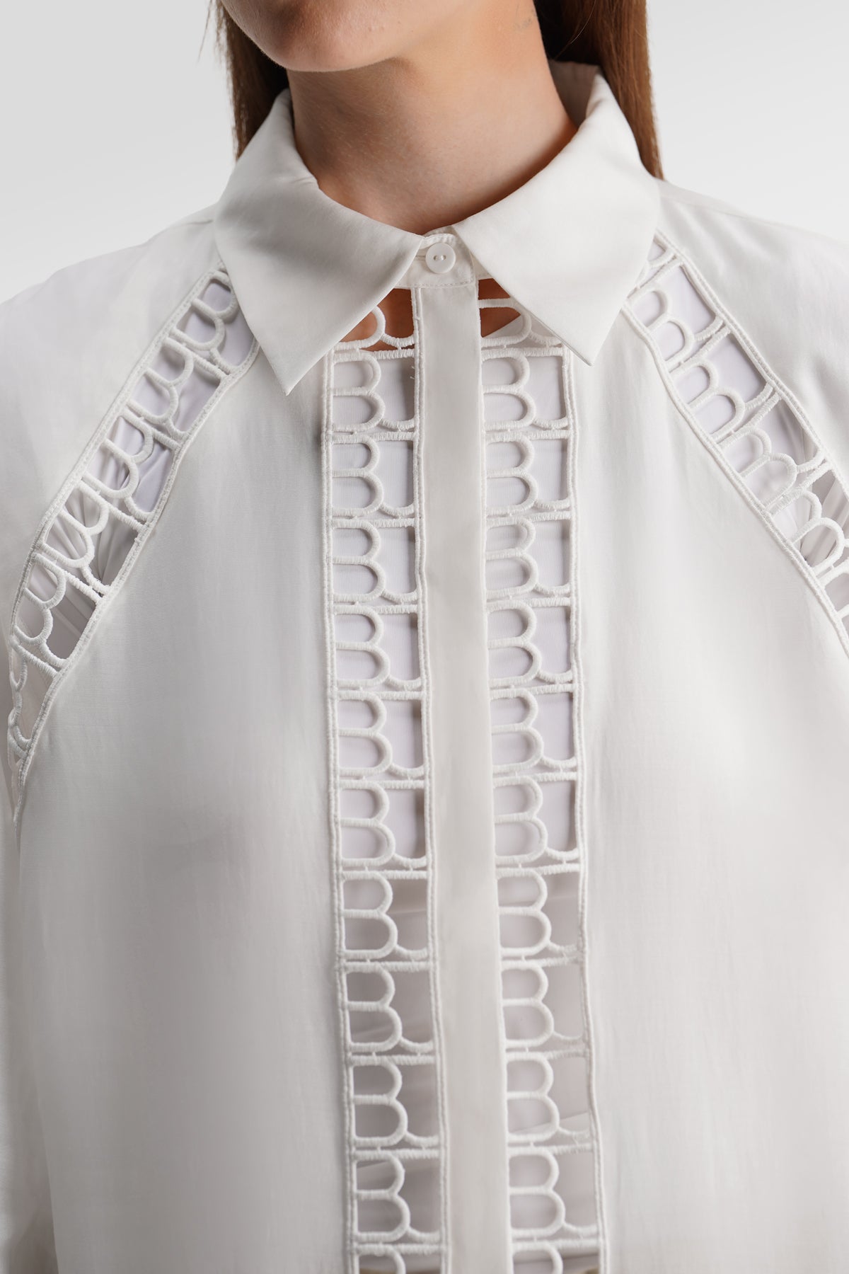 Catherine Lace Shirt - Off White