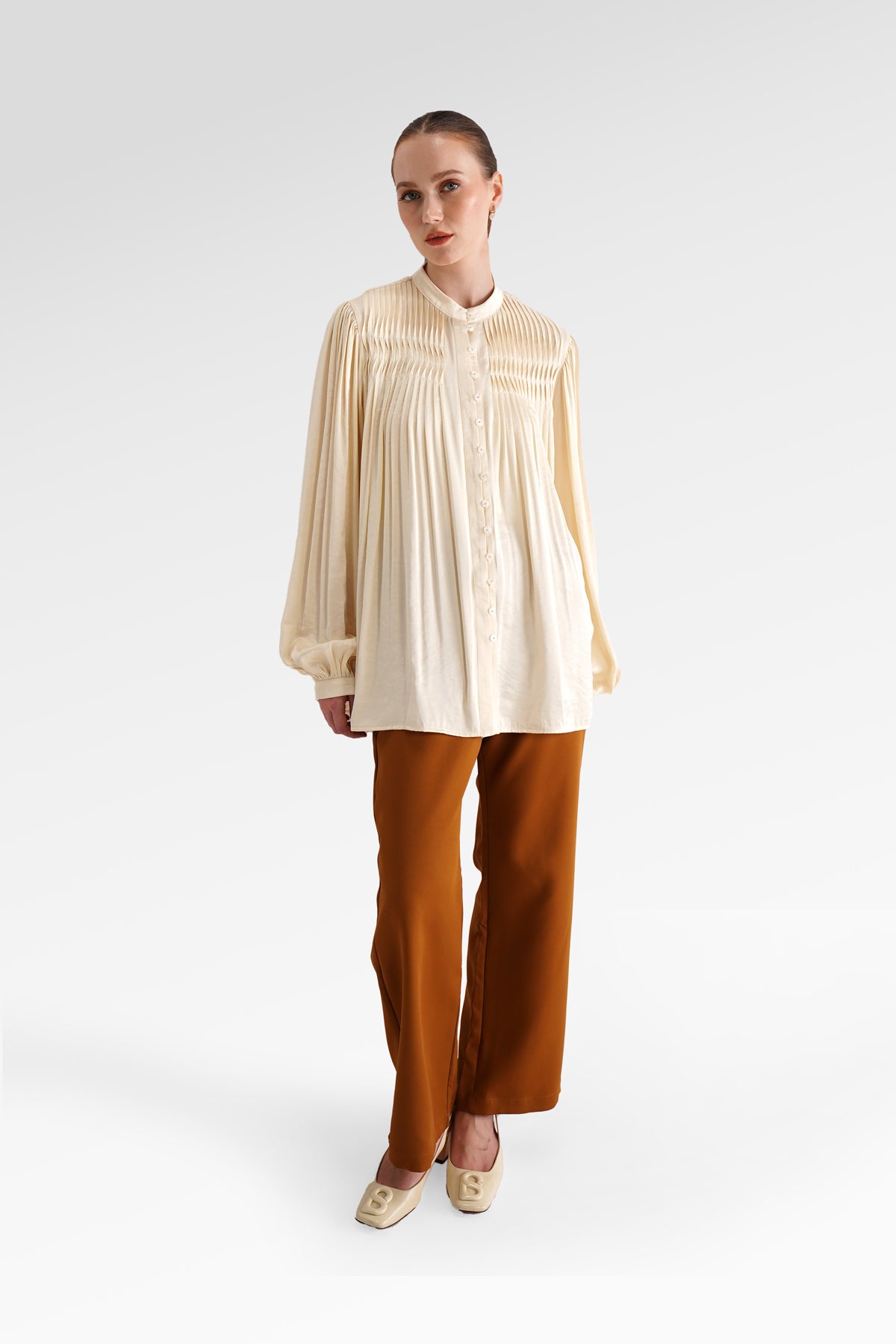 Catherine Shirt - Beige
