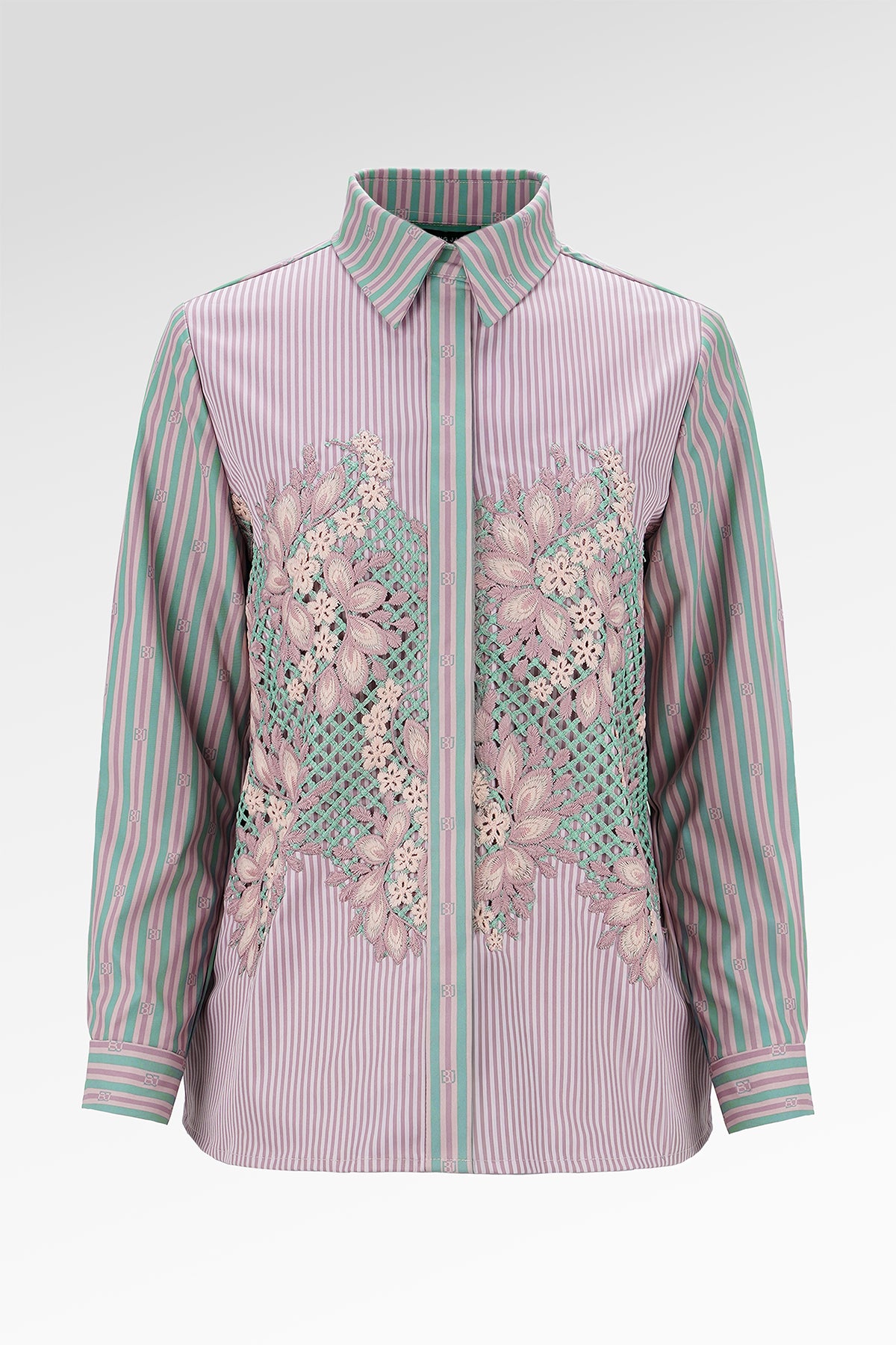 Celeste Embroidery Shirt - Rosewood Garden