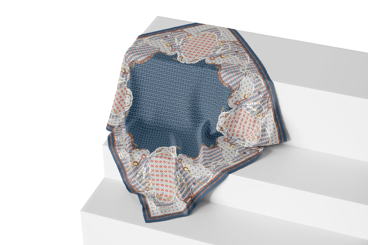 Chainerie Scarf - Azurite