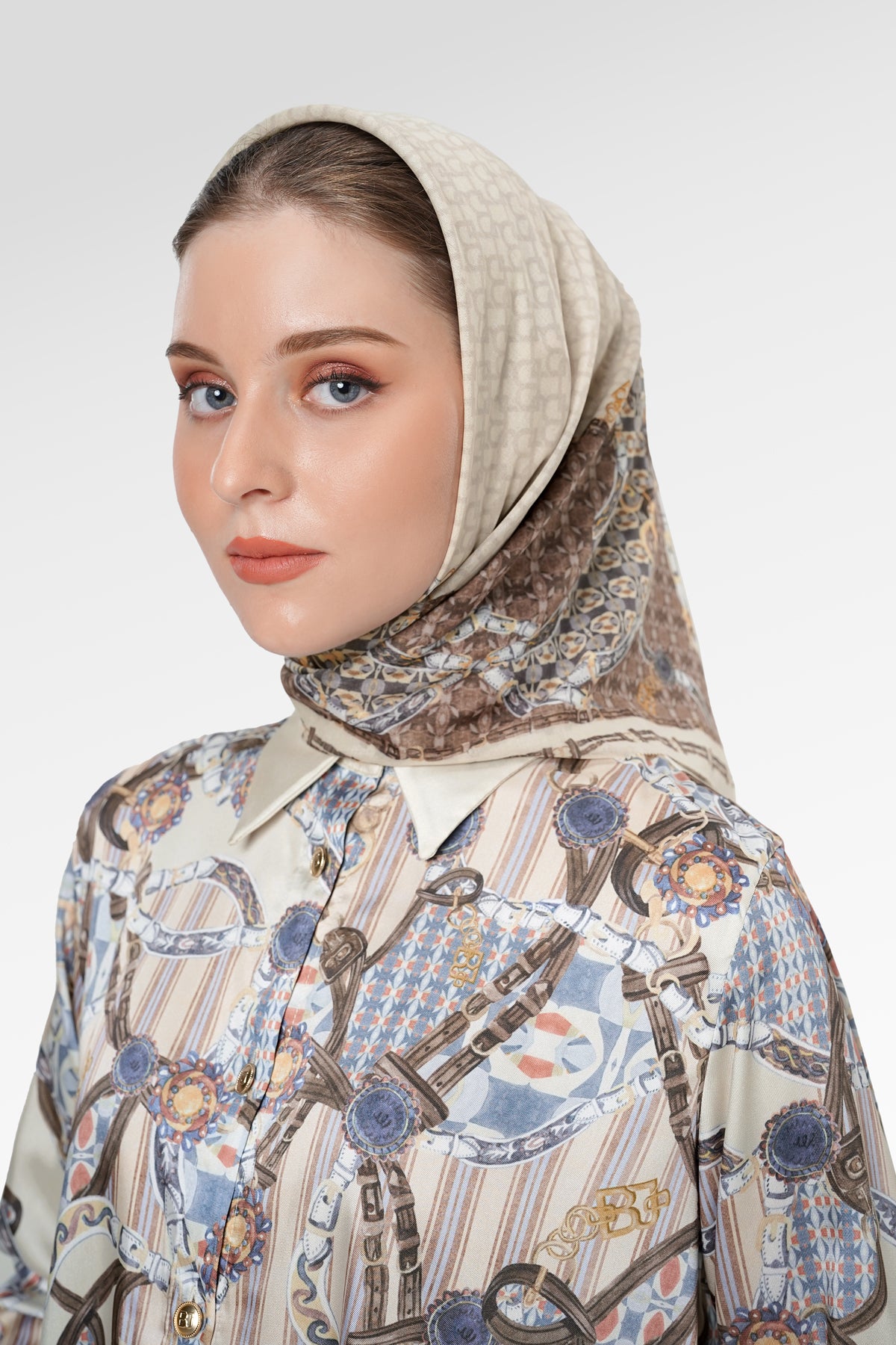 Chainerie Scarf - Zircon