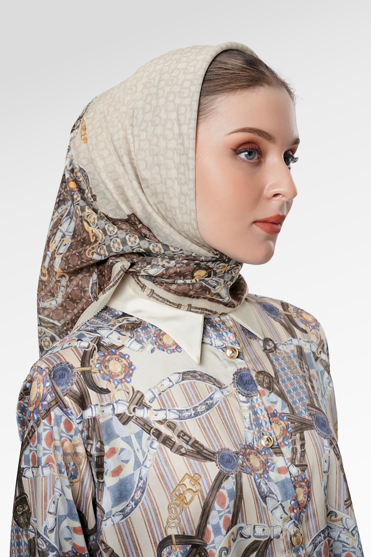 Chainerie Scarf - Zircon