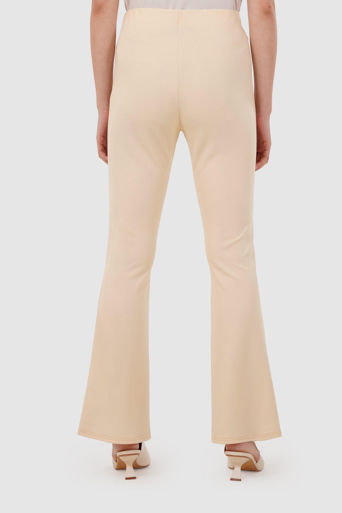 Charlotte Bootcut Pants - Chalk
