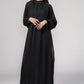 Chloe Ruffle Dress - Black