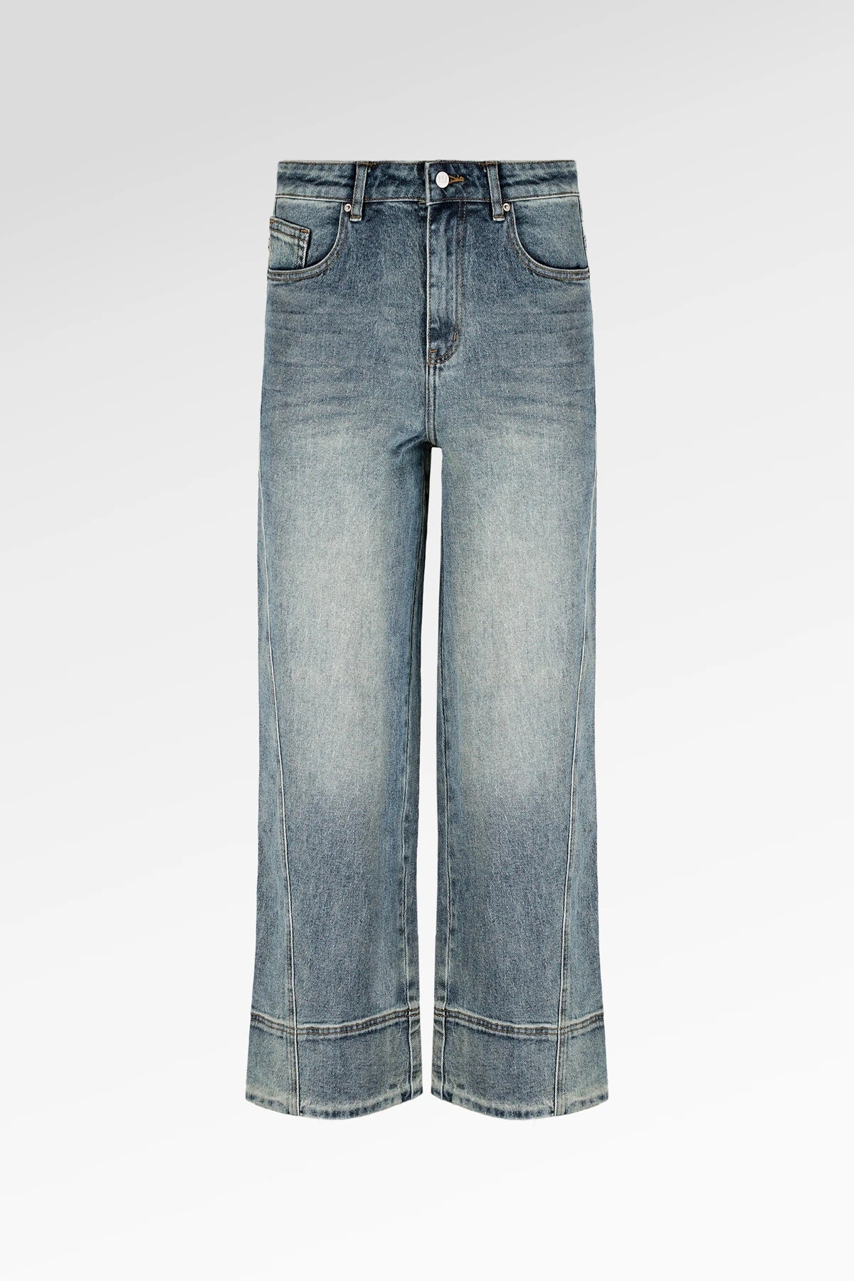 Clara Denim Pants - Rose Denim