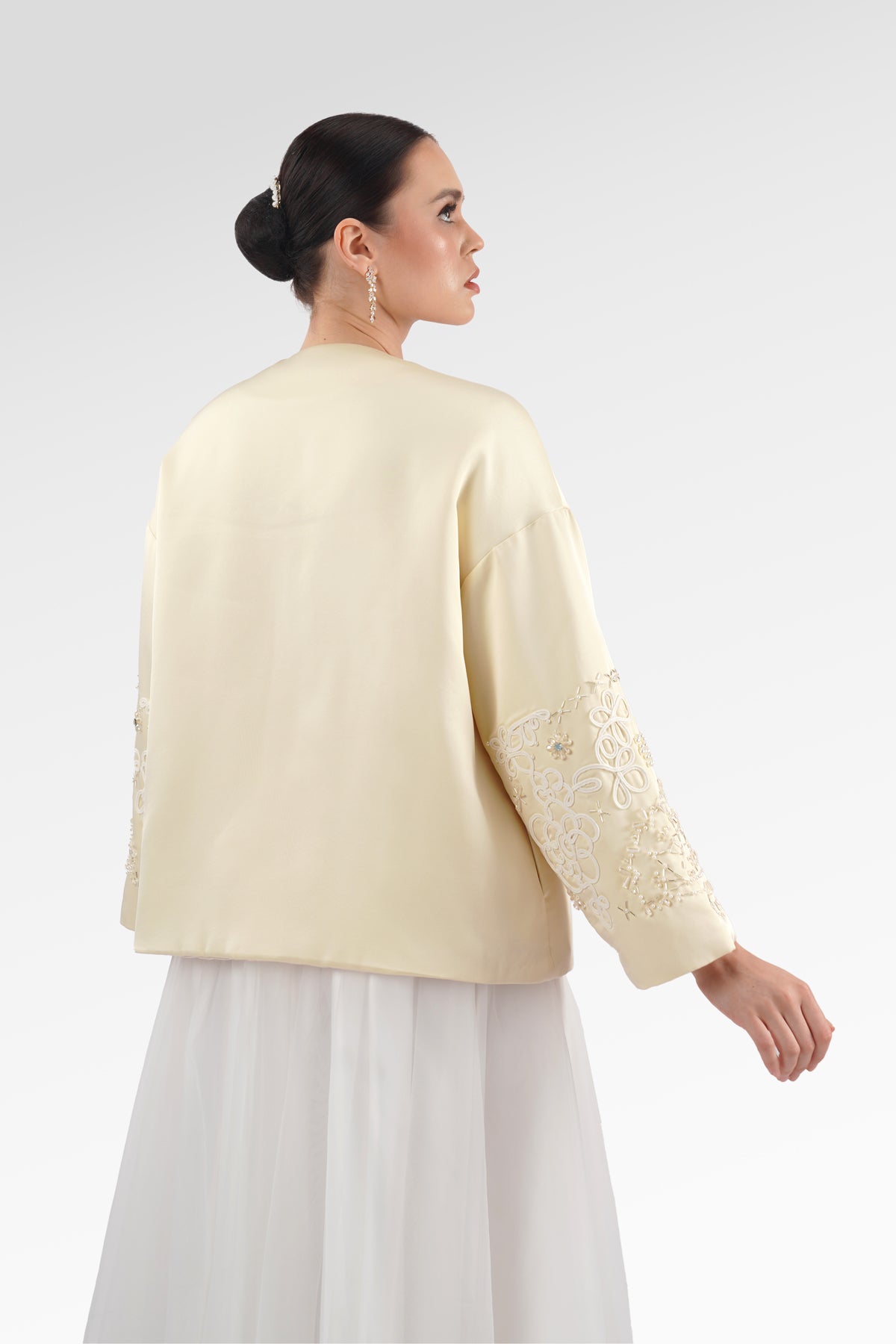 Clara Embellishment Outer - Beige
