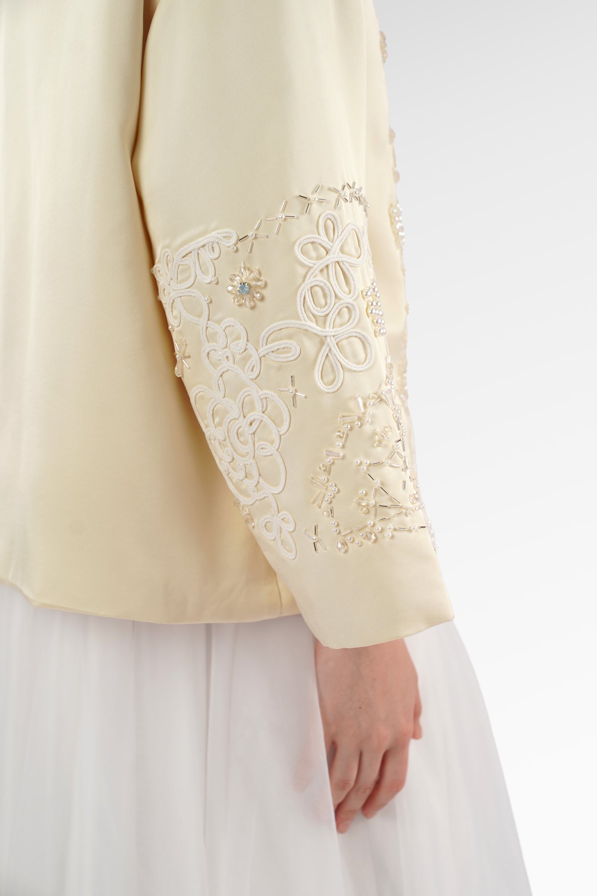 Clara Embellishment Outer - Beige