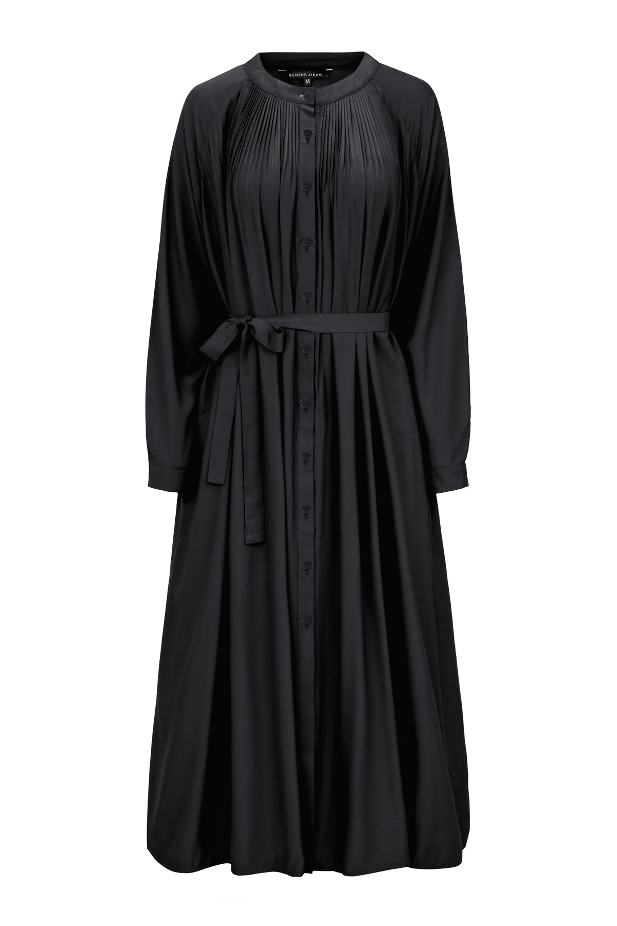 Clara Pleats Dress - Black