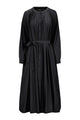 Clara Pleats Dress - Black