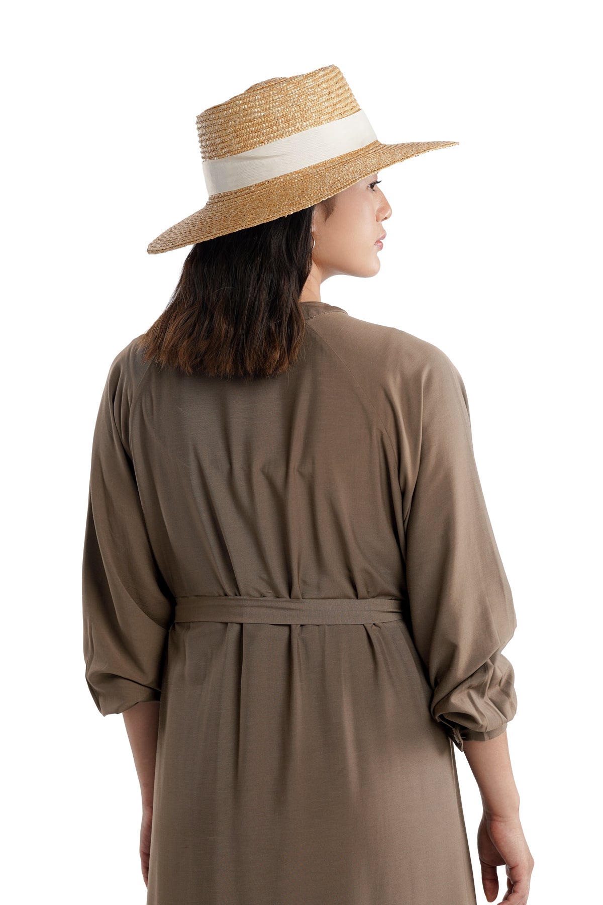 Clara Pleats Dress - Desert Palm