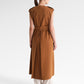 Clara Sleeveless Coat - Brown