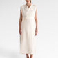 Clara Sleeveless Coat - White