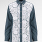 Clarisse Lace Shirt - Navy Blossom