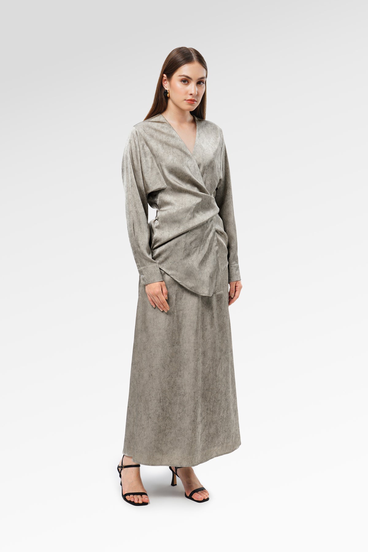 Claudy Wrap Set - Gray