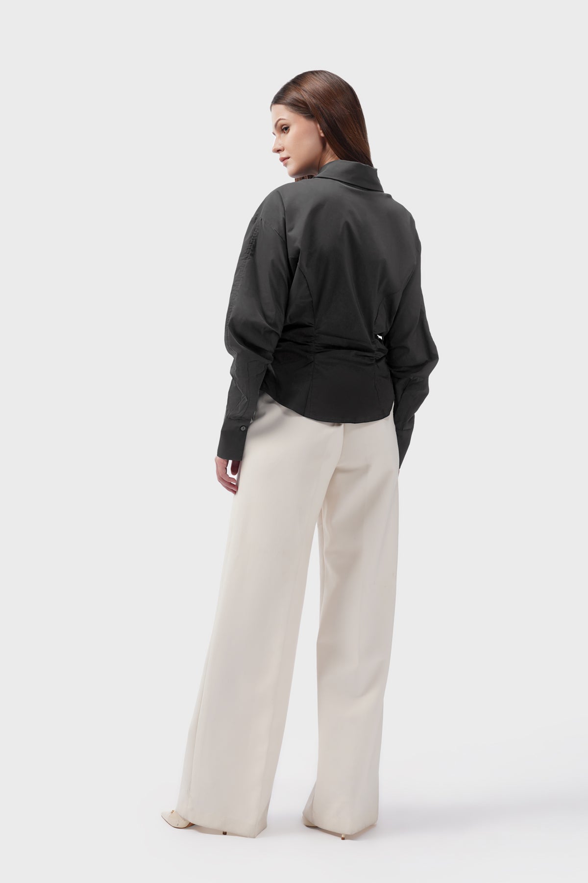 Connie Fitted Shirt - Black