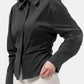 Connie Fitted Shirt - Black
