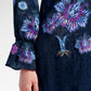 Opulent Bloom Embroidery Outer - Midnight Bloom