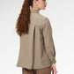 Corrine Jacquard Shirt - Mocha