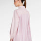 Denim Tales Back Pleated Shirt - Pink