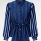 Denim Tales Drawstring Shirt - Dark Blue
