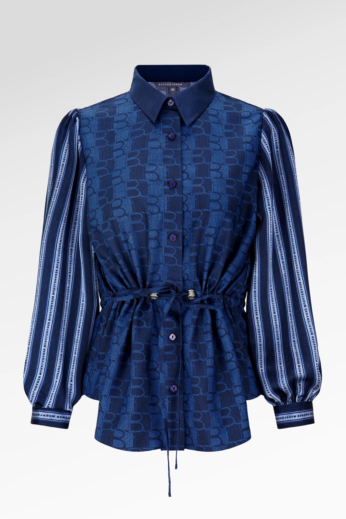 Denim Tales Drawstring Shirt - Dark Blue