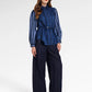 Denim Tales Drawstring Shirt - Dark Blue