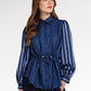 Denim Tales Drawstring Shirt - Dark Blue