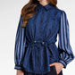 Denim Tales Drawstring Shirt - Dark Blue
