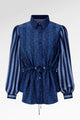 Denim Tales Drawstring Shirt - Dark Blue